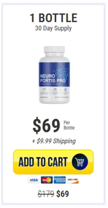 Neuro Fortis Pro buy now 1 bottle